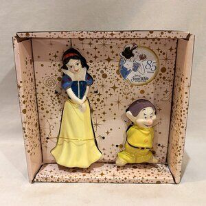 Disney Princess Snow White and Dopey Salt & Pepper Shakers 85 Years Anniversary